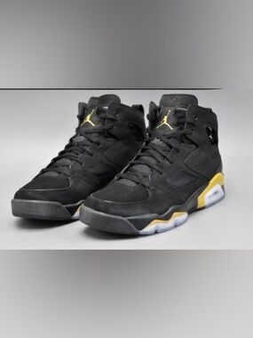 Nike Air Jordan Flight Club 91 Black Gold High Top Sneakers Size 13 NEW IN BOX